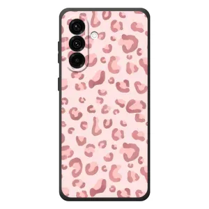 Чехол с розовым рисунком для Samsung Galaxy A57 (Розовый леопард)