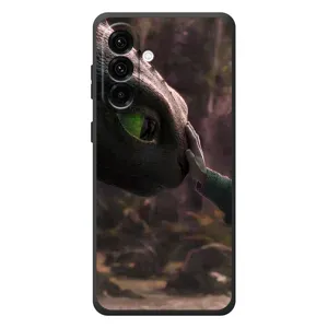 Чехол как приручить дракона на Samsung Galaxy A57 (Сцена с драконом)