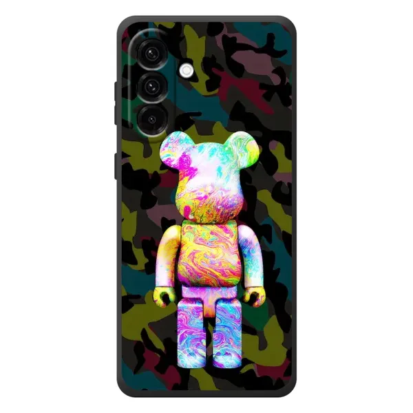 Чехол с принтом «Яркий Bearbrick» для Samsung Galaxy A57