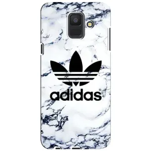 Чехлы Адидас для Samsung Galaxy A6 2018, A600F (AlphaPrint) (Адидас на мраморе)