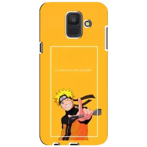 Анимешный чехол для Samsung Galaxy A6 2018, A600F (Аниме Наруто)