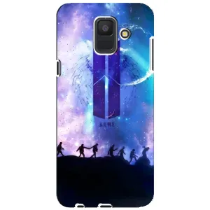 Чехлы BTS для Samsung Galaxy A6 2018, A600F (AlphaPrint) (Army BTS)