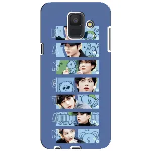 Чехлы BTS для Samsung Galaxy A6 2018, A600F (AlphaPrint) (Bangtan)