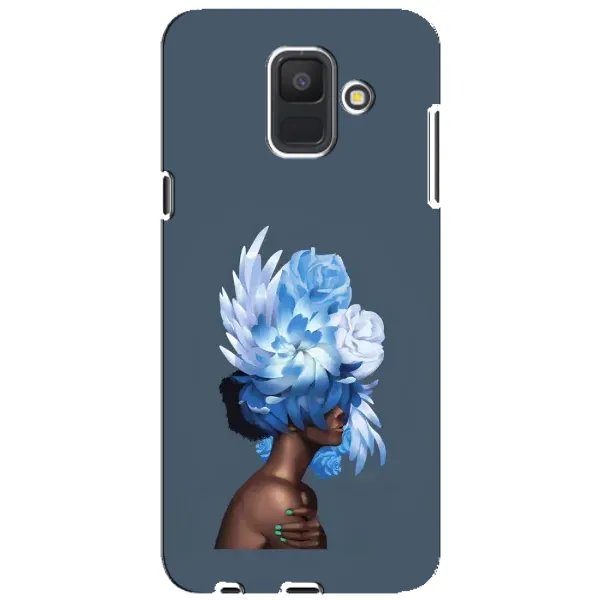 Чехол с принтом «Цветы на голове» для Samsung Galaxy A6 2018 (A600F)