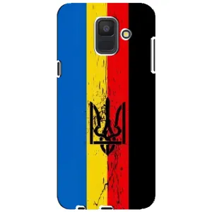 Украинские Чехлы для Samsung Galaxy A6 2018, A600F с картинкой УПА (AlphaPrint) (Флаг УПА)