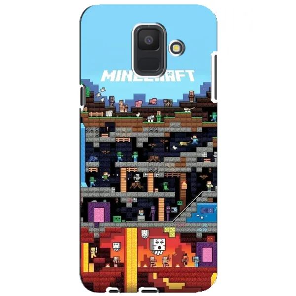 Чехол с принтом «фон Minecraft» для Samsung Galaxy A6 2018 (A600F) Чехол с принтом «фон Minecraft» для Samsung Galaxy A6 2018 (A600F)