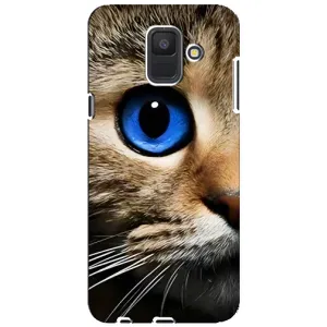 Чехлы с Котиками для Samsung Galaxy A6 2018, A600F (VPrint) (Глаз кота)