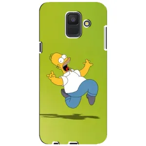 Чехол с Симпсонами для Samsung Galaxy A6 2018, A600F (VPrint) (Гомер Симпсон)