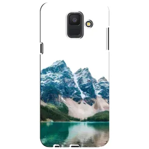 Силиконовый чехол с КАРТИНКАМИ лето для Samsung Galaxy A6 2018, A600F (AlphaPrint) (Гори)