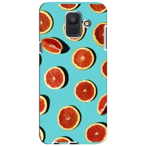 Чехлы с Фруктами для Samsung Galaxy A6 2018, A600F (VPrint) (Грейпфрут)
