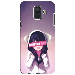 Чехлы Персонажи Аниме Наруто для Samsung Galaxy A6 2018, A600F (AlphaPrint) (Hentai chan)