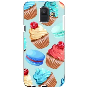Чехлы с Фруктами для Samsung Galaxy A6 2018, A600F (VPrint) (Кексики)