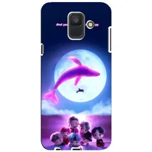 Чехлы BTS для Samsung Galaxy A6 2018, A600F (AlphaPrint) (КИТ BTS)