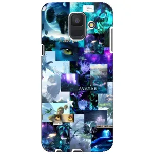 Чехлы с фильма АВАТАР для Samsung Galaxy A6 2018, A600F (AlphaPrint) (коллаж Аватар)