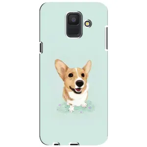 Чехлы с собаками для Samsung Galaxy A6 2018, A600F (VPrint) (Корги)