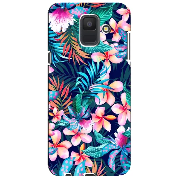 Чехол с принтом «Красочные цветы» для Samsung Galaxy A6 2018 (A600F)