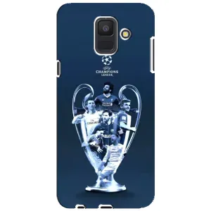 Чехлы для Samsung Galaxy A6 2018, A600F (VPrint) - Футбольные клубы (Кубок ЛЧ)
