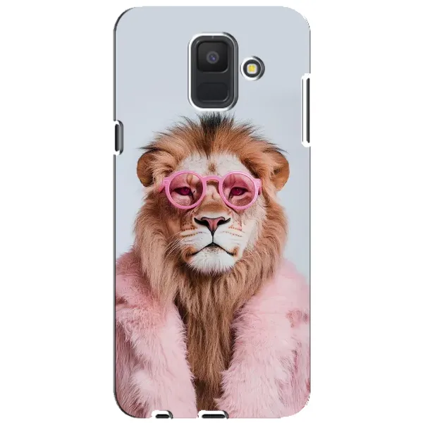 Чохол з принтом «Лев в окулярах» для Samsung Galaxy A6 2018 (A600F)