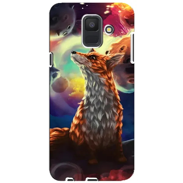 Чехол с принтом «Лисица в космосе» для Samsung Galaxy A6 2018 (A600F)
