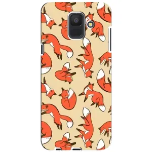 Чехлы с картинкой Лисички для Samsung Galaxy A6 2018, A600F (VPrint) (Лисички)