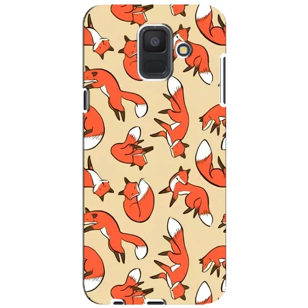 Чехол с принтом «Лисички» для Samsung Galaxy A6 2018 (A600F)