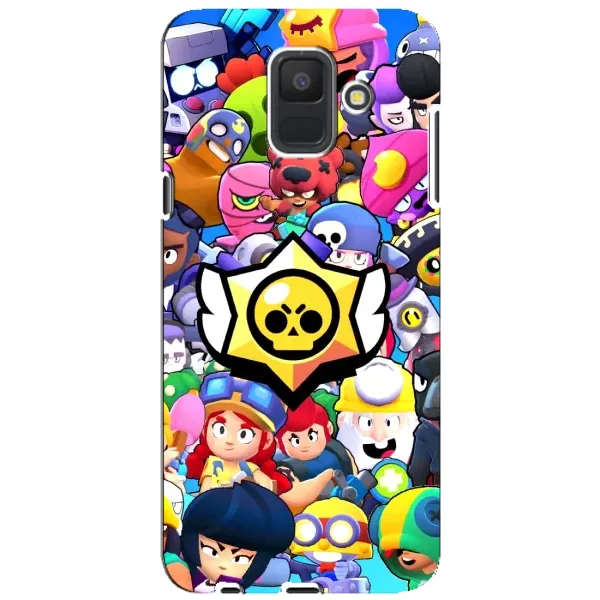 Чехол с принтом «Лого Brawl Stars» для Samsung Galaxy A6 2018 (A600F)
