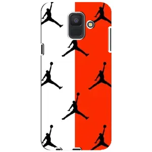 Чехлы для Samsung Galaxy A6 2018, A600F - с картинкой JORDAN (AlphaPrint) (Лого Джордан)