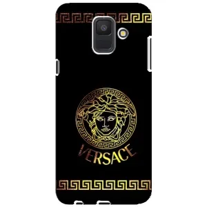 Чехлы VERSACE для Самсунг А шесть двадцать восемнадцать, А шестьсот Ф (PREMIUMPrint) (Logo Versace)