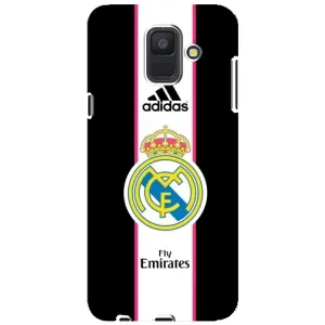Чехол для Samsung Galaxy A6 2018, A600F с принтом (Лого Real Madrid)