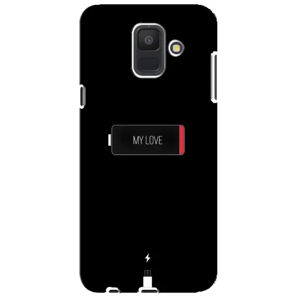 Чехол с принтом «Love battery» для Samsung Galaxy A6 2018 (A600F) Чехол с принтом «Love battery» для Samsung Galaxy A6 2018 (A600F)