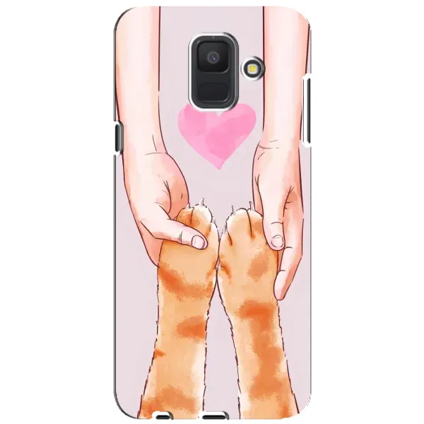 Чехол с принтом «Любовь к котикам» для Samsung Galaxy A6 2018 (A600F)