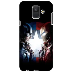 Чехлы с героями Марвел Samsung Galaxy A6 2018, A600F (VPrint) (Марвел стайл)