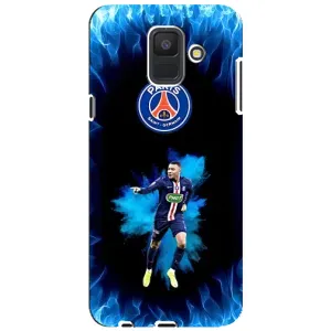 Чехлы Килиан Мбаппе для Samsung Galaxy A6 2018, A600F (Мбаппе в огне)