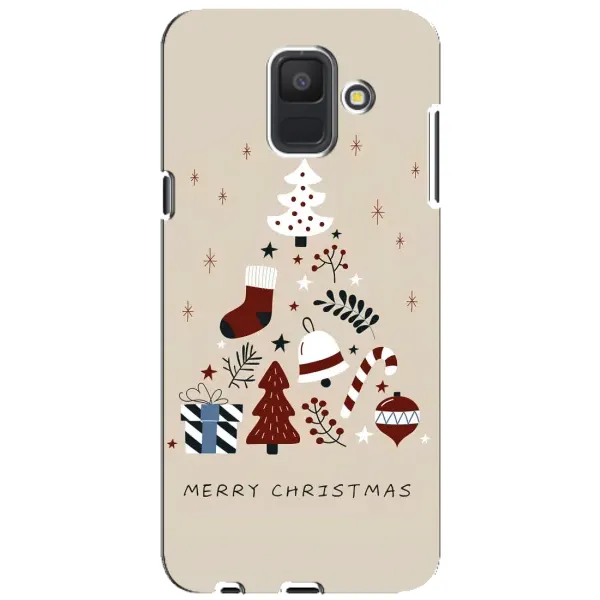 Чехол с принтом «Merry Christmas» для Samsung Galaxy A6 2018 (A600F)