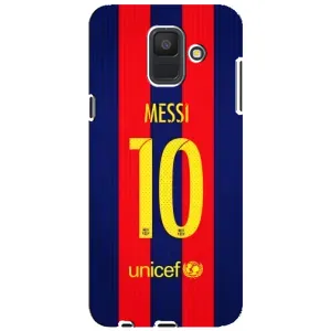 Чехлы Месси для Samsung Galaxy A6 2018, A600F (AlphaPrint) (Messi Barca 10)