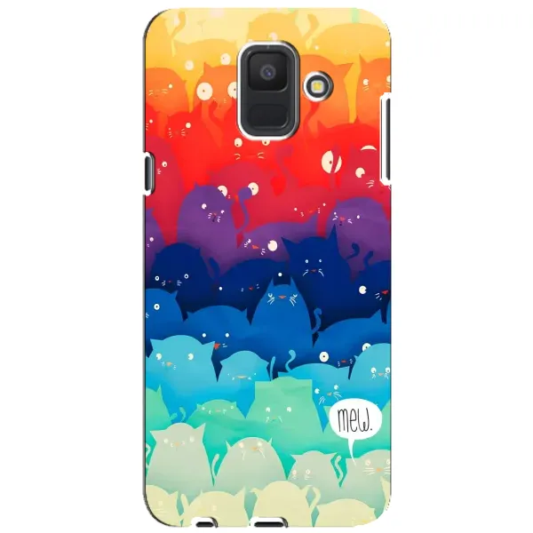 Чехол с принтом «Mew» для Samsung Galaxy A6 2018 (A600F)