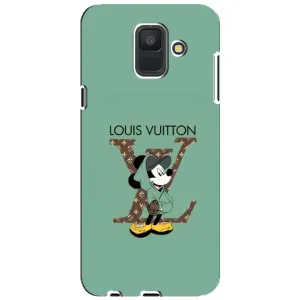 Чехлы Луи Витон для Samsung Galaxy A6 2018, A600F (AlphaPrint - LOUIS VUITTON) (Микки Маус LV)