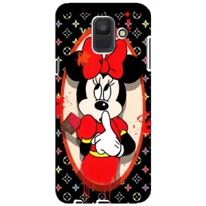 Чехол Disney Mouse Samsung Galaxy A6 2018, A600F (PREMIUMPrint) (Минни Маус ЛВ)