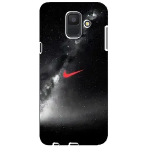 Чехол для Samsung Galaxy A6 2018, A600F - с принтом Найк (AlphaPrint) (Найк красный)