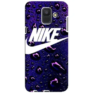 Чехол для Samsung Galaxy A6 2018, A600F - с принтом Найк (AlphaPrint) (Найк принт)