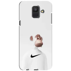 Чехлы с Обезьянами NFT для Samsung Galaxy A6 2018, A600F (AlphaPrint) (обезьяна NFT Nike)