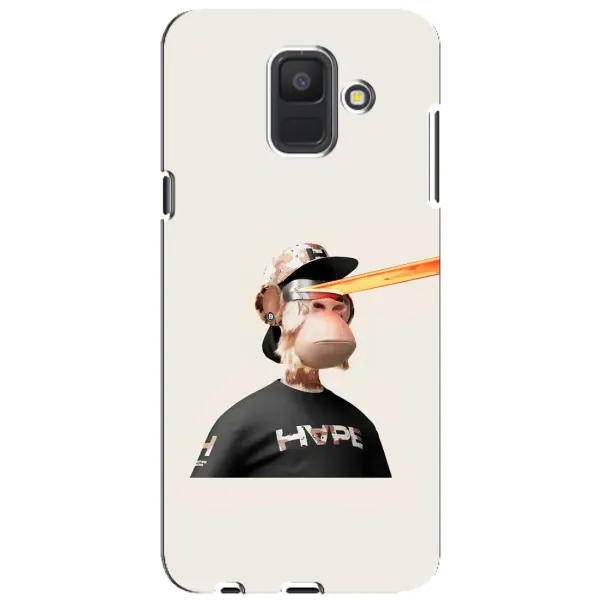 Чехол с принтом «обезьяна NFT в очках» для Samsung Galaxy A6 2018 (A600F) Чехол с принтом «обезьяна NFT в очках» для Samsung Galaxy A6 2018 (A600F)