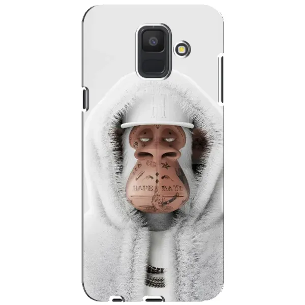 Чехол с принтом «обезьяна NFT в тату» для Samsung Galaxy A6 2018 (A600F) Чехол с принтом «обезьяна NFT в тату» для Samsung Galaxy A6 2018 (A600F)