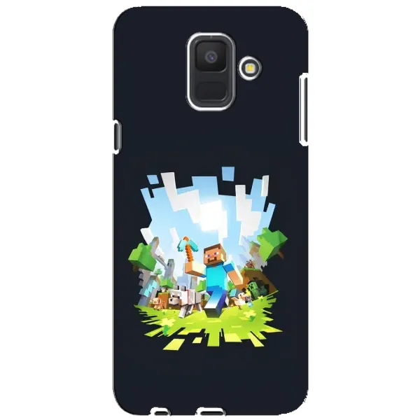 Чехол с принтом «персонажи Minecraft» для Samsung Galaxy A6 2018 (A600F) Чехол с принтом «персонажи Minecraft» для Samsung Galaxy A6 2018 (A600F)