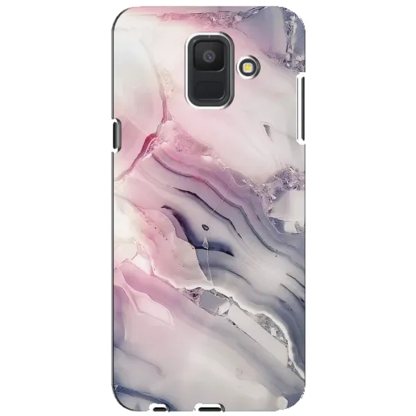 Чехол с принтом «Пурпурный Мрамор» для Samsung Galaxy A6 2018 (A600F)