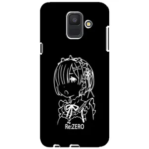 Чехлы Персонажи Аниме Наруто для Samsung Galaxy A6 2018, A600F (AlphaPrint) (Re: Zero)