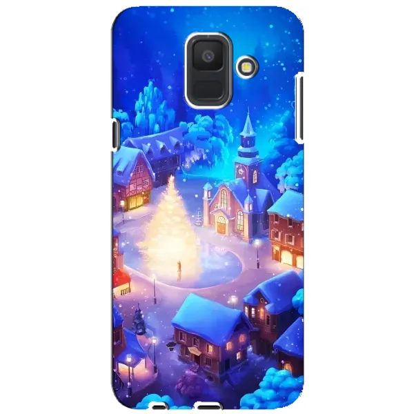 Чехол с принтом «Рождественский город» для Samsung Galaxy A6 2018 (A600F)