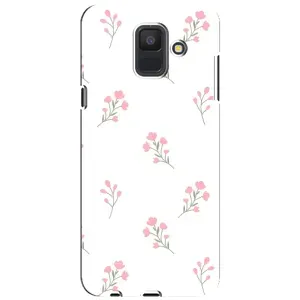 Чохол з квітковим принтом на Samsung A6 2018, А600F