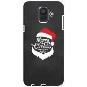 Рождественские Чехлы для Samsung Galaxy A6 2018, A600F (VPrint) (Санта Крисмас)