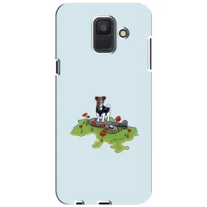 Чехлы с картинкой собаки Патрон для Samsung Galaxy A6 2018, A600F (AlphaPrint) (Сапер Пес)